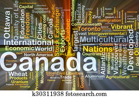 Canada background concept glowing Canada background concept glowing