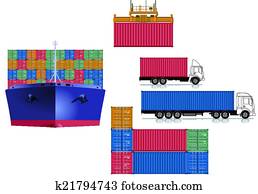 Container transport logistics Container transport logistics