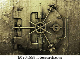 Grunge bank vault Grunge bank vault