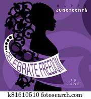 Juneteenth or Afro-American Freedom day Juneteenth or Afro-American Freedom day