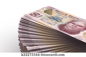 kazal, közül, mexican pesos