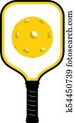 Pickleball racket icon Pickleball racket icon