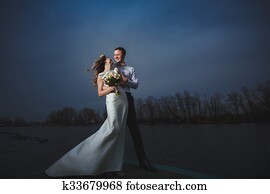 pier bride groom night pier bride groom night