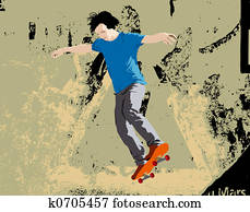 Skateboard jump