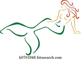 Stylized Mermaid Stylized Mermaid