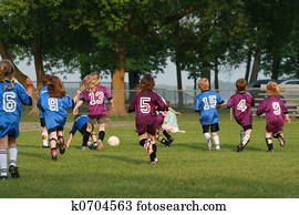 young soccer team young soccer team