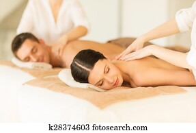 couple in spa couple in spa