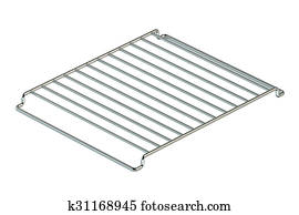 Empty grill rack Empty grill rack
