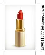 Red lipstick icon Red lipstick icon