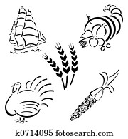 Thanksgiving Design Set Thanksgiving Design Set
