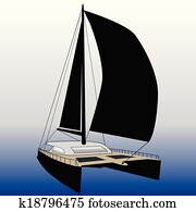 velejando, catamaran