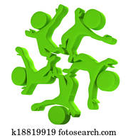 愉快, 配合, 公司, 標識語