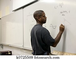 avanzado, matemáticas, estudiante