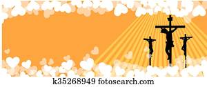 Crucifixion of Christ -Love Concept Crucifixion of Christ -Love Concept