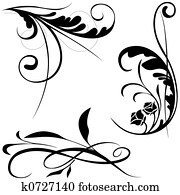 Floral elements B Floral elements B