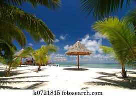 Tropical beach resort