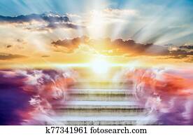 דת, רקע, ., שמים, שער, .