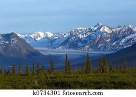 alaskan, paisagem