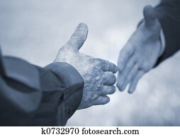 empresa / negocio, apretón de manos