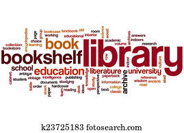 Library word cloud Library word cloud