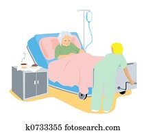 חולה, מזדקן, לקוח