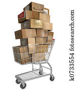 עגלה של קניות, מישלוח, קליפורניה