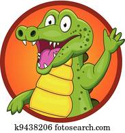 תנין, ציור היתולי