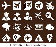 Aviation Icon Set