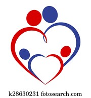 Family heart symbol Family heart symbol