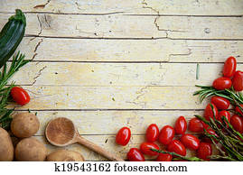 Fresh organic vegetables