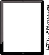 Tablet similar ipad and idea button Tablet similar ipad and idea button