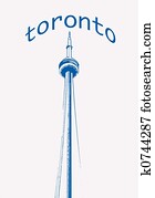 Cn Tower Stock Illustrations | Our Top 51 Cn Tower art | Fotosearch