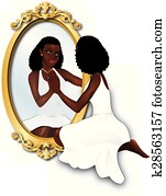 Woman's Reflection Woman's Reflection
