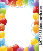Balloons frame Balloons frame
