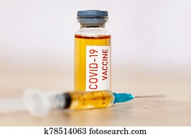 Bottle of corona virus COVID-19 vaccine Bottle of corona virus COVID-19 vaccine