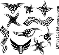 Drawings of gothic cross tattoo k6943874 - Search Clip Art