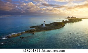 nassau, bahamas at dawn nassau, bahamas at dawn