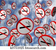 No Smoking Signs