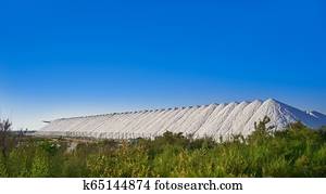 Santa Pola salinas saltworks mounts Spain