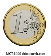 uma moeda euro