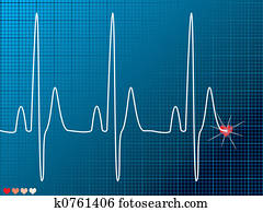 heart beat medical dark
