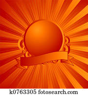 modern shield orange modern shield orange
