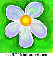 painted flower painted flower