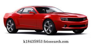 Red sports car Red sports car