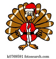 Santa Turkey Santa Turkey