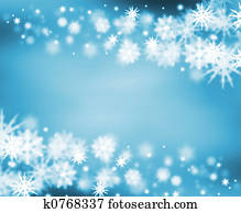 Snowy border Snowy border