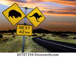 אוסטרלי, תמרור