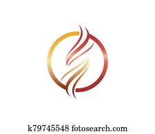 Hair salon vector icon Hair salon vector icon