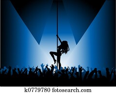 Sexy pole dancer Sexy pole dancer
