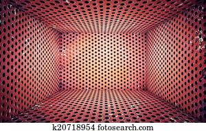 Urban Metal Fence Room